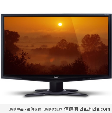 宏碁 Acer G195HQLEb 18.5英寸宽屏LED背光液晶显示器  京东商城价格529（限湖北、河南、湖南、江西等地）