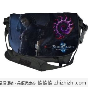 雷蛇 Razer 星际争霸2系列邮差包，美国Amazon $37.04，海淘到手约￥330
