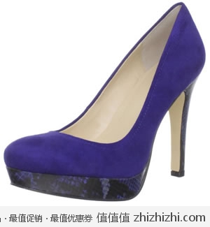Calvin Klein 美女真皮反绒皮高跟鞋，美国Amazon $64，海淘到手约￥473