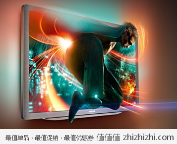 飞利浦 PHILIPS 46PFL6300/T3 46英寸全高清LED液晶电视 灰色 京东商城价格4199包邮，一号店8999！