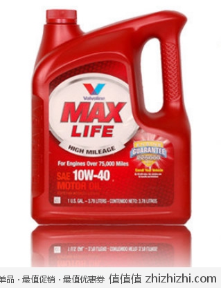 胜牌 Valvoline 星冠 MAX LIFE 合成机油（SN/10W-40/3.78L） 亚马逊中国“Z秒杀”价格169包邮