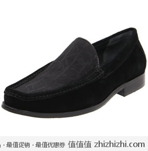 Calvin Klein 男士真皮织物休闲鞋，美国Amazon折后最低 $31，海淘到手约￥243