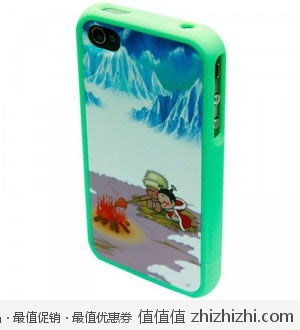 小破孩 iPhone 4/4S 卡通 组合式浮雕保护壳 雪山烧烤 易迅网广东区7.9元