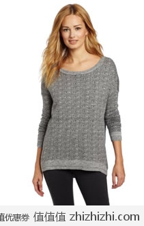 <font color=#ff6600>仅剩一件现货！</font>Calvin Klein 女士棉纺针织毛衣，美国Amazon折后最低 $40.07，海淘到手约￥299