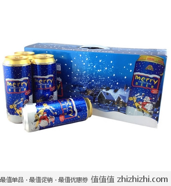 德国 圣诞啤酒500ml*12 限量礼盒装 京东商城价格109包邮 赠送20元京券