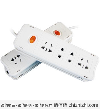 鸿雁 ZDP41G2T2/D/1.8(1+1) 四位电源转换器 京东商城29元