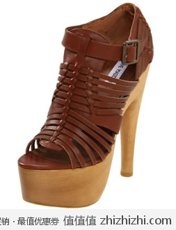 反季！史蒂夫·马登 Steve Madden 女王真皮高跟凉鞋，美国Amazon折后最低 $63.32，海淘到手约￥469