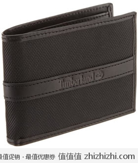 天木兰 Timberland 男士真皮多卡位两折钱包，美国Amazon折后最低 $20.9，海淘到手约￥180