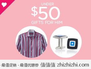 “给爱的他买一件礼物吧！”目前Myhabit正在进行各大品牌男士衬衫，皮带，钱包，袖钉等特卖，全场低于$50，时间有限！
