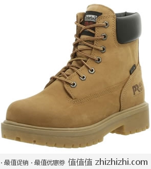 好评！天木兰 Timberland 男士真皮工装靴，美国Amazon折后最低 $70.06，海淘到手约￥511