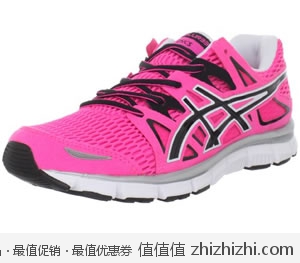 亚瑟士 ASICS 女士透气凝胶减震跑鞋，美国Amazon粉色款折后最低 $48.12，海淘到手约￥374