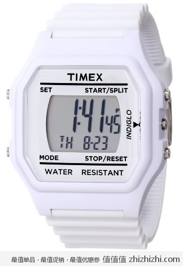 抢！天美时 Timex T2N2439J 男士树脂表带电子表，美国Amazon $12.83