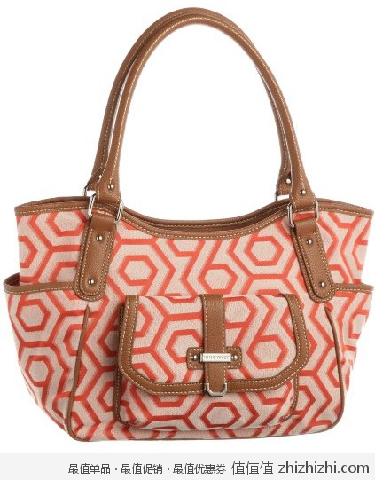 五星！玖熙 Nine West 女士时尚手提包，美国Amazon $38.45，海淘到手约￥315