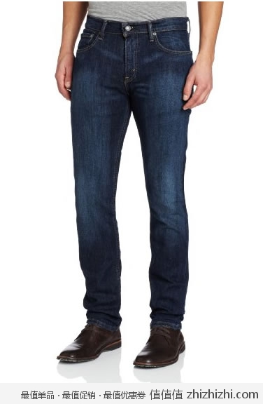 李维斯 Levi's 男士纯棉弹力直筒牛仔裤，美国Amazon折后最低 $31.99，海淘到手约￥250