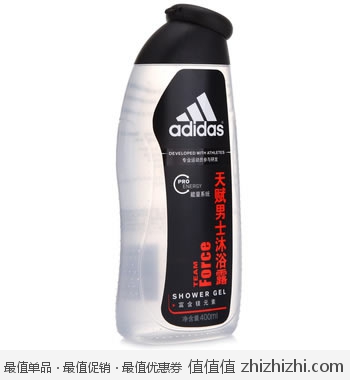阿迪达斯adidas男士活力沐浴露 天赋400ml 京东18元