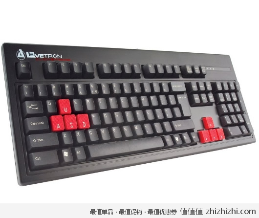 AZiO 无影剑 LeveTron KB528U 有线机械游戏键盘 亚马逊中国价格299包邮，美国亚马逊到手574！