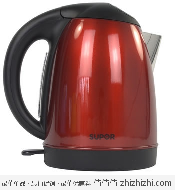 苏泊尔（supor） 炫彩系列电水壶 SWF17P3C1-180 京东99包邮