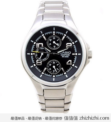 卡西欧 CASIO EDIFICE系列 EF-316D-1A 男士石英表  新蛋网价格266