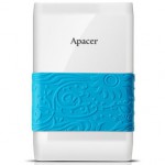宇瞻（Apacer）AC232 2.5英寸 USB3.0 防滑移动硬盘 1TB 白色 京东商城价格579包邮 赠送埃森客 移动硬盘包