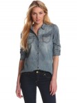 Calvin Klein 女士纯棉牛仔衣，美国Amazon折后最低 $55.6，海淘到手约￥396