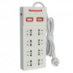 霍尼韦尔（Honeywell）EPO1008R 8位分控插座 2米 额定功率2500W 京东商城价格49包邮