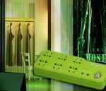 声缪斯 SONMUSE GM-SE6NG 守护大师 色诱系列 防涌/防雷六位总控开关插座（1.8米/草绿色） 易迅网上海仓价格29.9