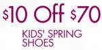 美国Amazon各类品牌童鞋，童靴特卖，全场满$70立减$10（不能叠加8折码使用）