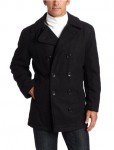 反季清仓！伦敦雾 London Fog 男士时尚双排扣羊毛大衣，美国Amazon $27.46，海淘到手约￥220