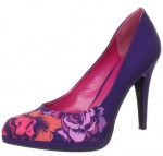 玖熙 Nine West 女士真皮织物高跟鞋，美国Amazon折后最低 $32.99，海淘到手约￥285