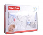 费雪（Fisher- Price）FP12WD003 初生婴儿内衣 分体式七件套-白底蓝星 易迅网上海仓价格179