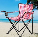 米米果果 Y12 条纹便携沙滩椅 一号店价格49，赠原品一件，<font color=#ff6600>折合24.5元/把！</font>