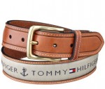 汤米·希尔费格 Tommy Hilfiger 男士牛皮皮带，美国Amazon折后最低 $22.74，海淘到手约￥190
