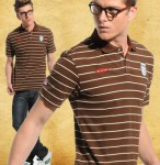 茵宝 UMBRO 男式短袖条纹POLO衫 1号商城价格79包邮