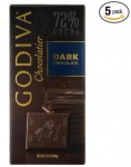 歌帝梵 Godiva 黑巧克力 5包装（100g/包），美国Amazon $12.17（<font color=#ff6600>平均每条15人民币</font>）