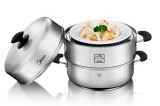 美的（Midea）ZG26F-1/2  26cm 三层复底蒸锅 京东商城价格199包邮（限时抢购）