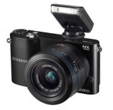 三星（Samsung） NX1000 微单套机（装电池+8G卡+闪光灯）黑色 易迅网全站2599包邮（满1000-50，实付2549）