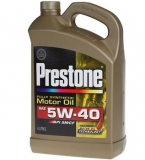 倍力通 (Prestone) 超级全合成机油 5W-40 SM级 4L装 京东商城价格258包邮（赠百适通动力添加剂）