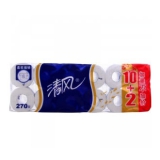 清风 3层270段卷纸 10+2卷 易迅网上海仓价格13.9（原价18.9，可用5元券）
