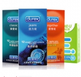 杜蕾斯（Durex）避孕套组合装（挚爱12片+激情6片+活力12片+秘诱凸点10片） 1号商城团购价格59包邮（折合1.47元/片）