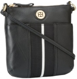 汤米·希尔费格 Tommy Hilfiger 女士真皮小型斜挎包，美国Amazon两色折后最低 $64.8，海淘到手约￥524