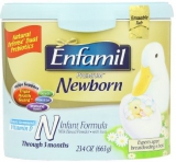 美赞臣 Enfamil 新生儿奶粉（适合0-3个月）663g/罐，美国Amazon $21.85，海淘到手约￥209