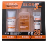 凑单品！巴黎欧莱雅  男士大礼包（醒肤露5ml+醒肤水20ml+洁面膏15g） 京东商城价格7元