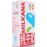 法国 MILKANA 百吉福全脂牛奶1L*12盒 京东商城价格100包邮