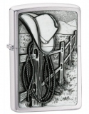 芝宝 Zippo 西部牛仔系列防风打火机，美国Amazon $20.46，海淘到手约￥175