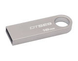金士顿（Kingston）DTSE9 16GB 优盘（银色款） 易迅网重庆仓价格69包邮（满50-5，实付64）