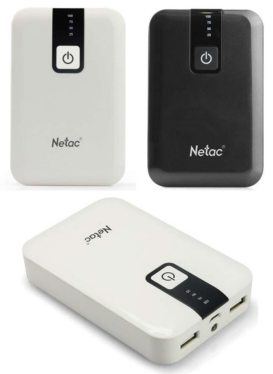 朗科netacp1120011200mah容量移动电源黑白两色可选京东商城价格128