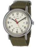 天美时 Timex T2N651 尼龙表带夜光防水腕表，美国Amazon $27，海淘到手约￥215