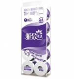 洁云 雅致生活卷纸 180g*10卷 京东商城价格20.9（买3免1， <font color=#ff6600>低至13.9元/提</font>）
