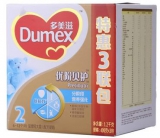 多美滋 Dumex 金装优阶贝护2段延续较大婴儿配方奶粉 1200克 京东商城价格215包邮