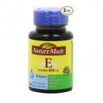 Nature Made 维生素E液体软胶囊 3瓶装 100粒/瓶，美国Amazon SS后 $16.39（<font color=#94000c>平均每粒0.3元人民币</font>）